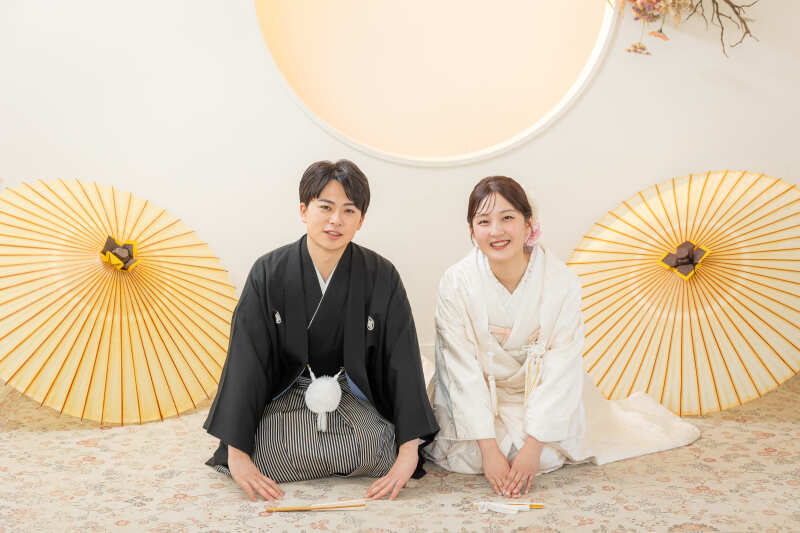 定番のお座りショット♡