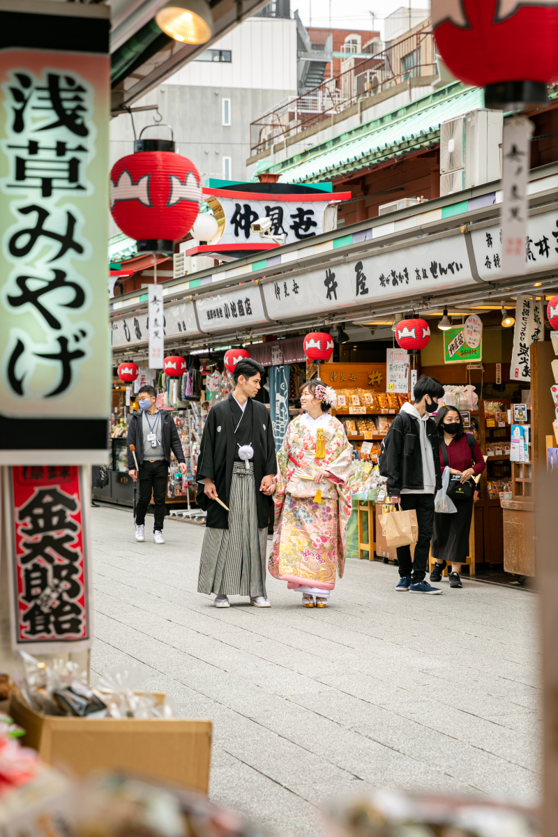 お話ししながらゆっくり歩いて