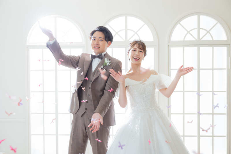 リボンシャワー風ショット❁