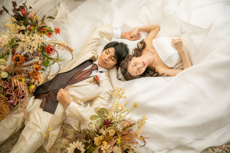 ２人で寝転んで♫