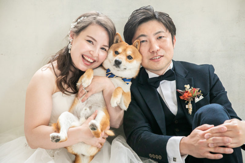 衣装を着たまま、抱っこもOK!