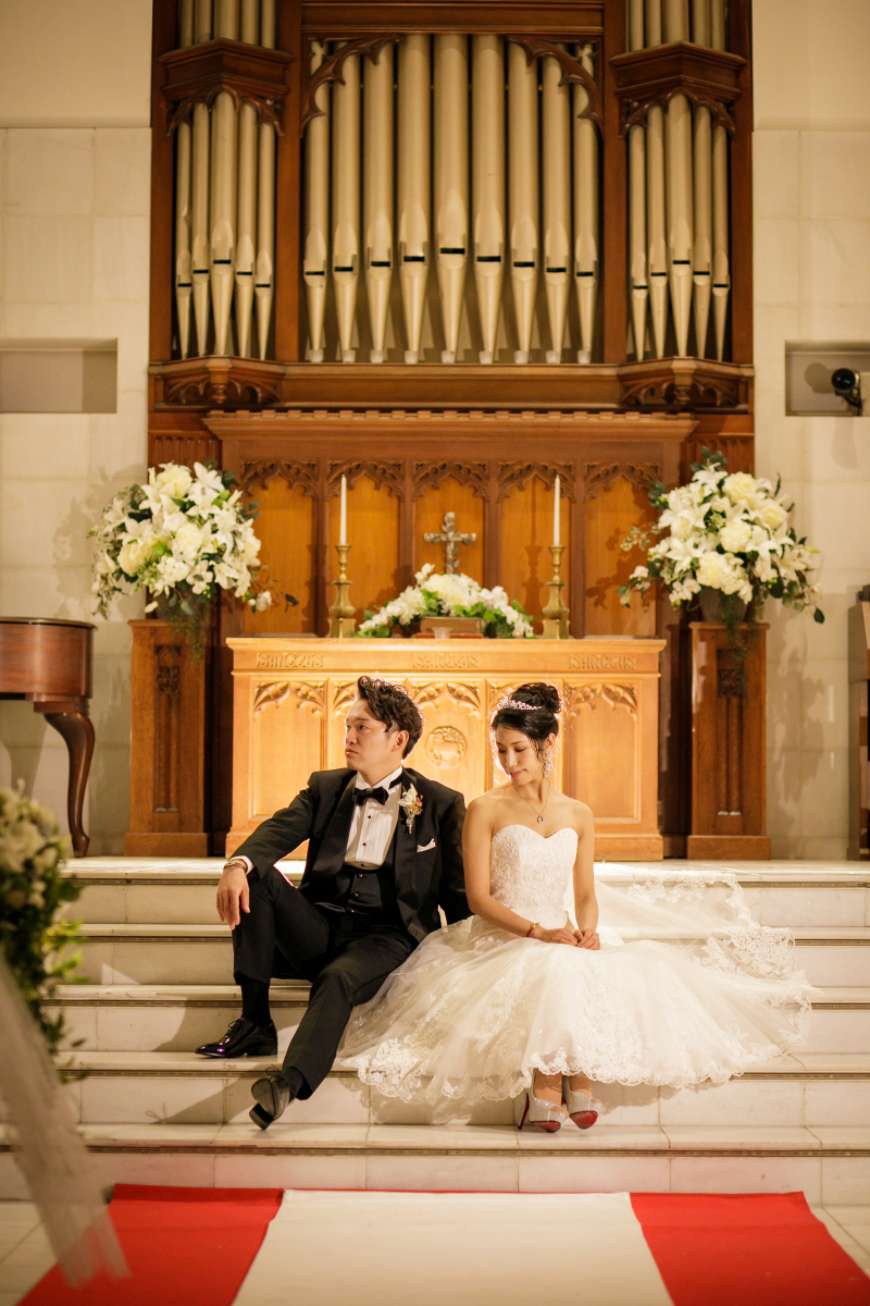 専門結婚式場で本番さながらの撮影を*《洋装》チャペルフォトプラン【サンライフガーデン平塚】