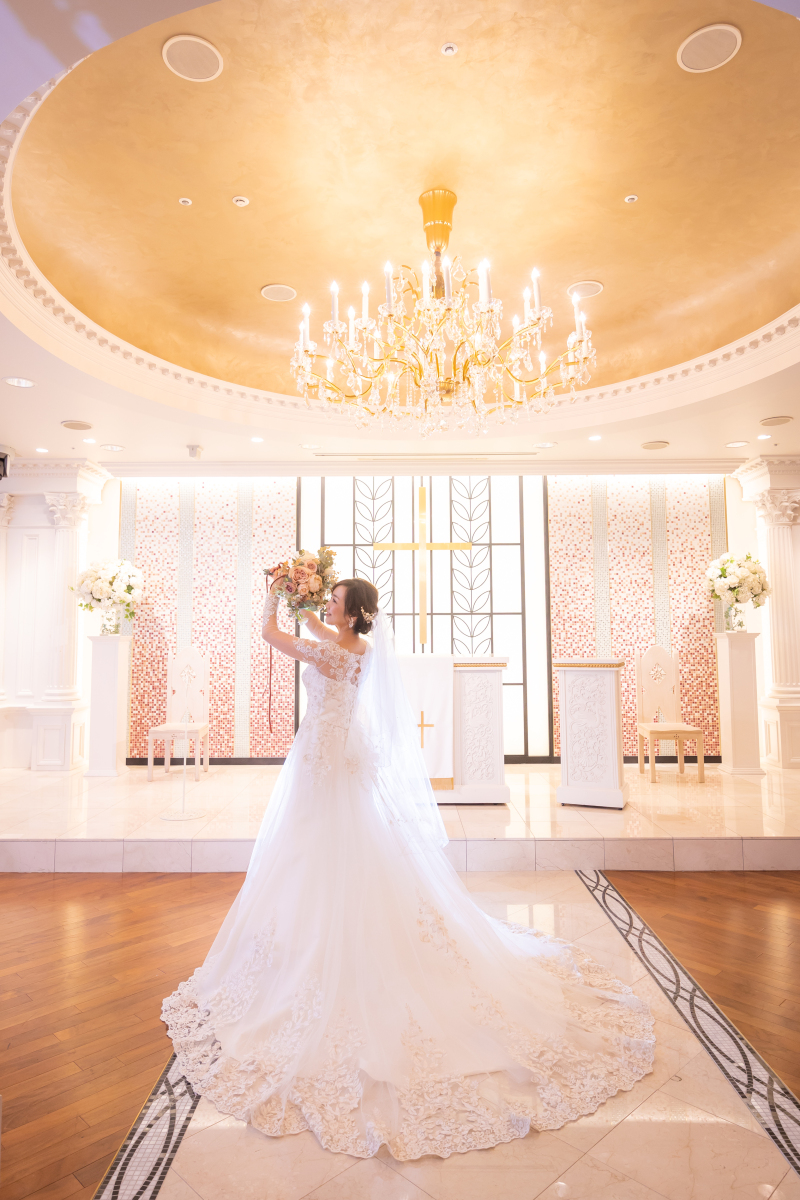 専門結婚式場で本番さながらの撮影を*《洋装》チャペルフォトプラン【リーガロイヤルホテル】