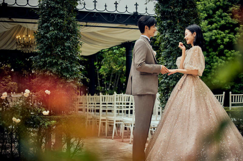 【ソンブルイユ】《チャペル&ガーデン150カット》緑あふれる邸宅で叶える贅沢なフォトウェディング