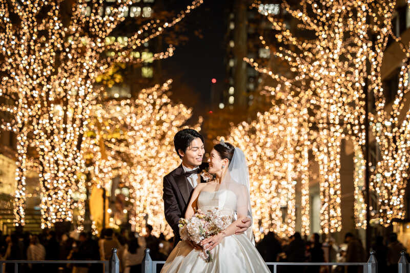 ＼Photorait限定☆衣裳どれでも選び放題♪／【12月・1月・2月撮影】東京駅・丸の内イルミネーション洋装撮影プラン 