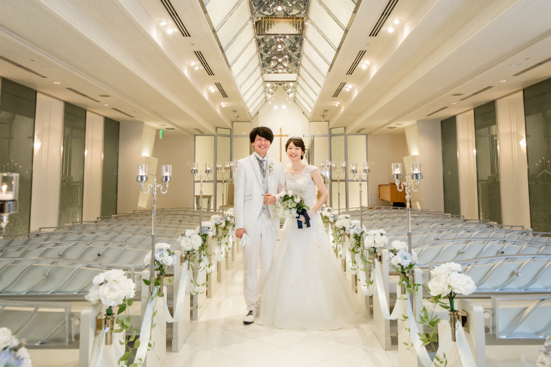 専門結婚式場で本番さながらの撮影を*《洋装》チャペルフォトプラン【ロイヤルパークホテル】
