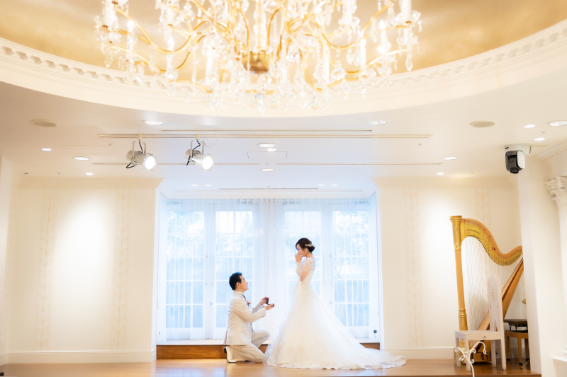 専門結婚式場で本番さながらの撮影を*《洋装》チャペルフォトプラン【リーガロイヤルホテル】