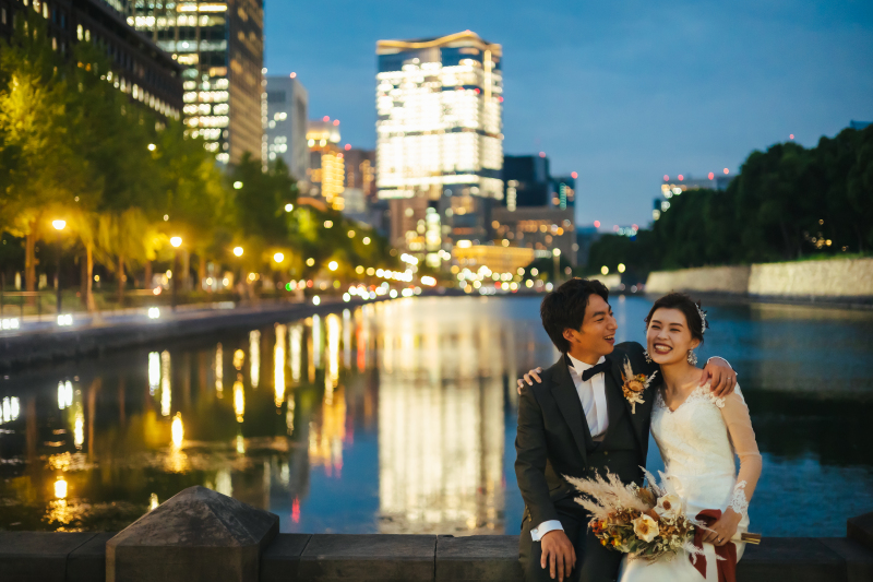 \Photorait限定/【洋装】東京駅・丸の内ナイトロケーションプラン 期間限定特価キャンペーン!衣裳どれでも選び放題♪