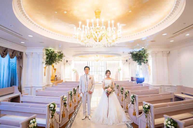 専門結婚式場で本番さながらの撮影を*《洋装》チャペルフォトプラン【リーガロイヤルホテル】