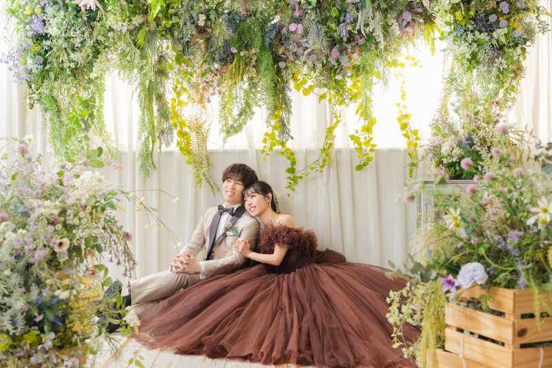 【ウェディングドレス&カラードレス】洋装2着 スタジオフォトプラン *期間限定衣裳アップグレード料金50%OFF!!