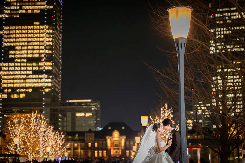 ＼Photorait限定☆衣裳どれでも選び放題♪／【12月・1月・2月撮影】東京駅・丸の内イルミネーション洋装撮影プラン 