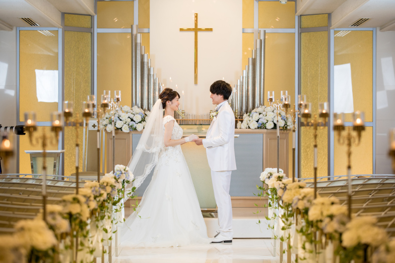 専門結婚式場で本番さながらの撮影を*《洋装》チャペルフォトプラン【ロイヤルパークホテル】