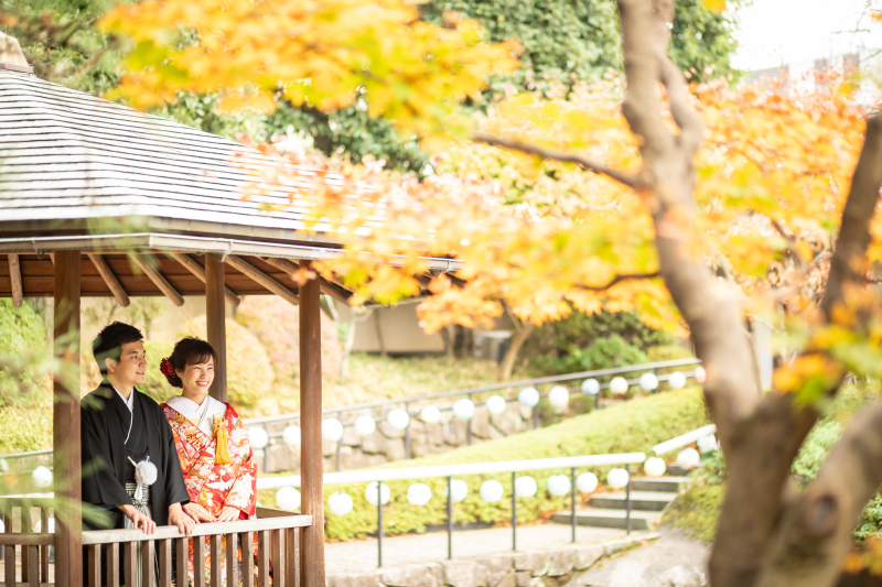 【紅葉キャンペーン2025/都内日本庭園ロケーションフォト】フォトレイトからのお申込み限定で追加20カットプレゼント中♪