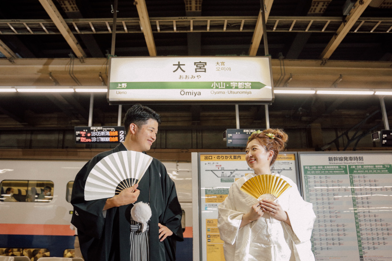 扇子のお小物での撮影