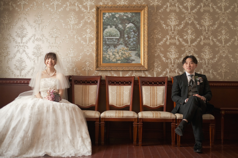 お支度部屋にて