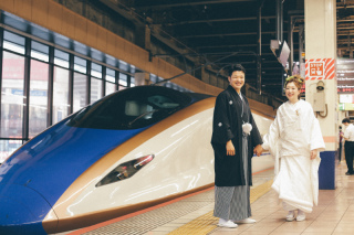 お客様の思い出の場所での撮影