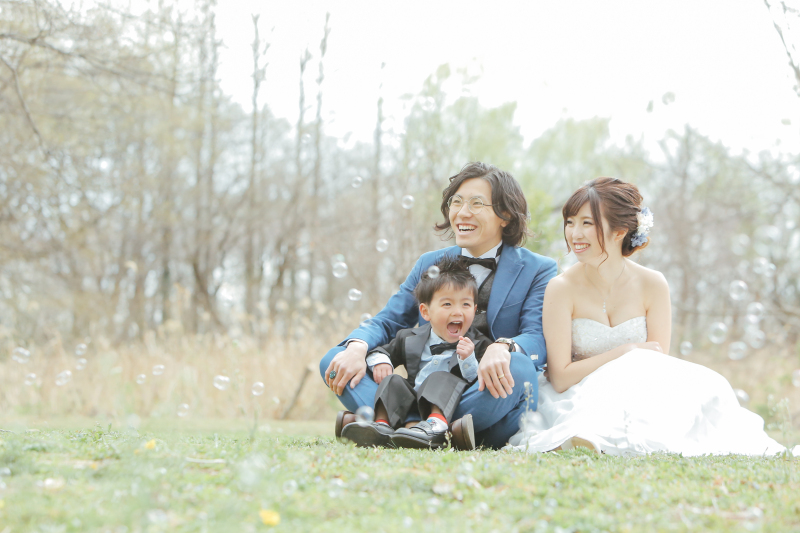 *シャボン玉の中で