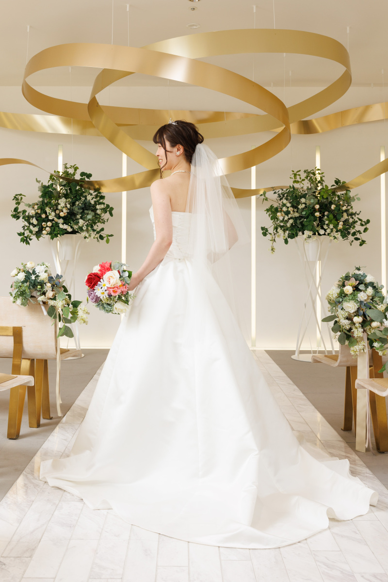 新婦様の後ろ姿ショット