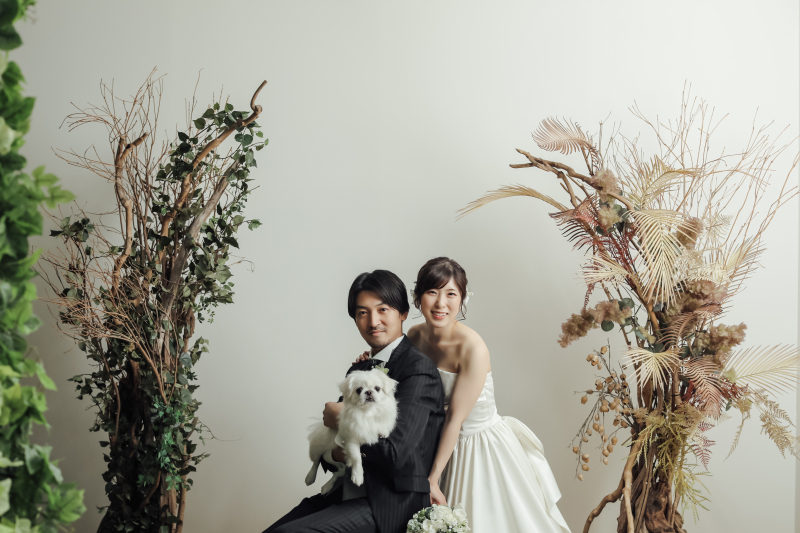 わんちゃんとの撮影