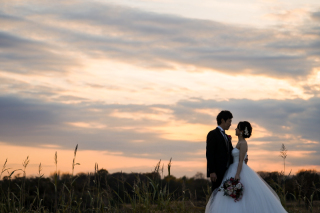 紅葉ロケ×サンセット