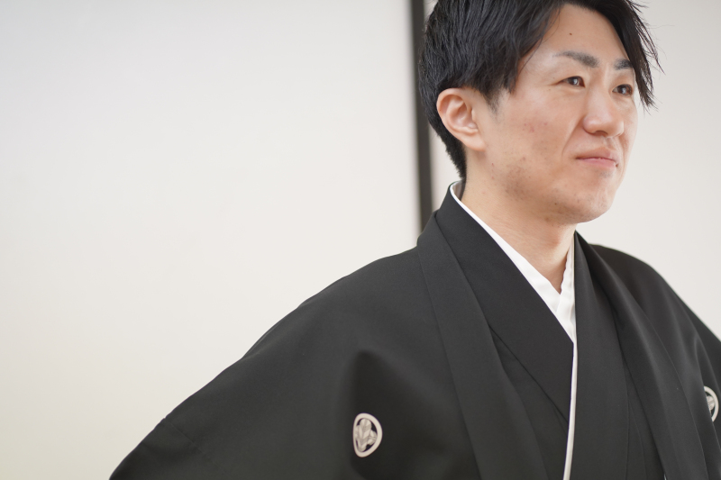 新郎様も準備完了