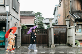 雨の日のロケーション撮影〜川越蔵造り〜