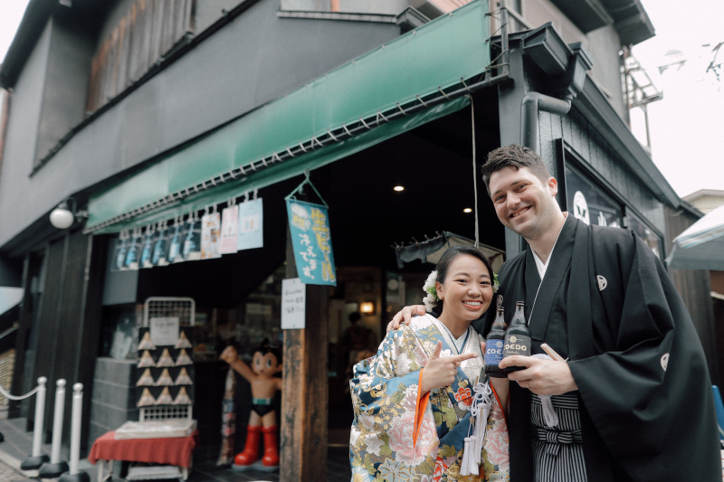 川越で買い物をしながらの撮影