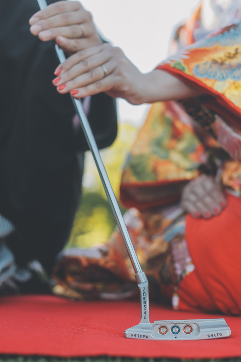 大好きなゴルフ場での撮影