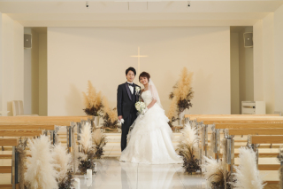 プリーツドットアイ　チャペル撮影