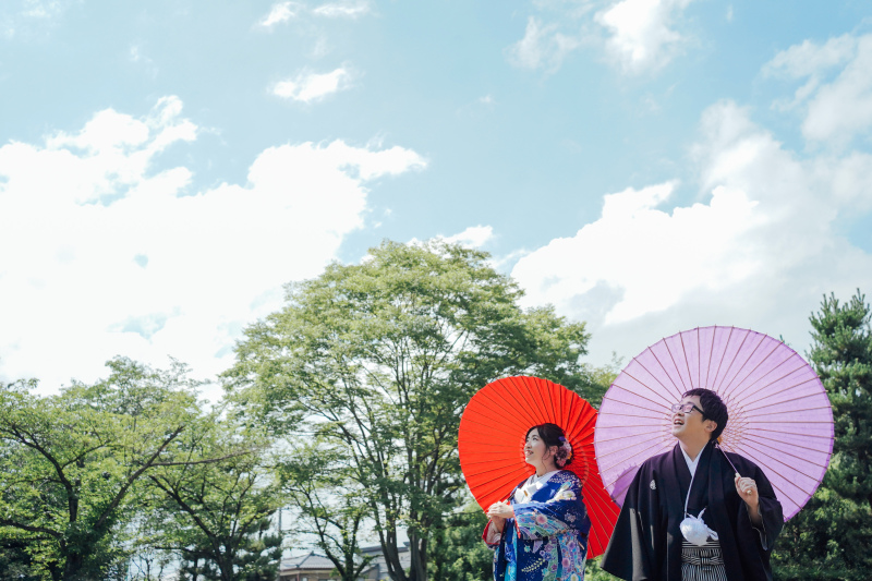 外へ出て撮影します