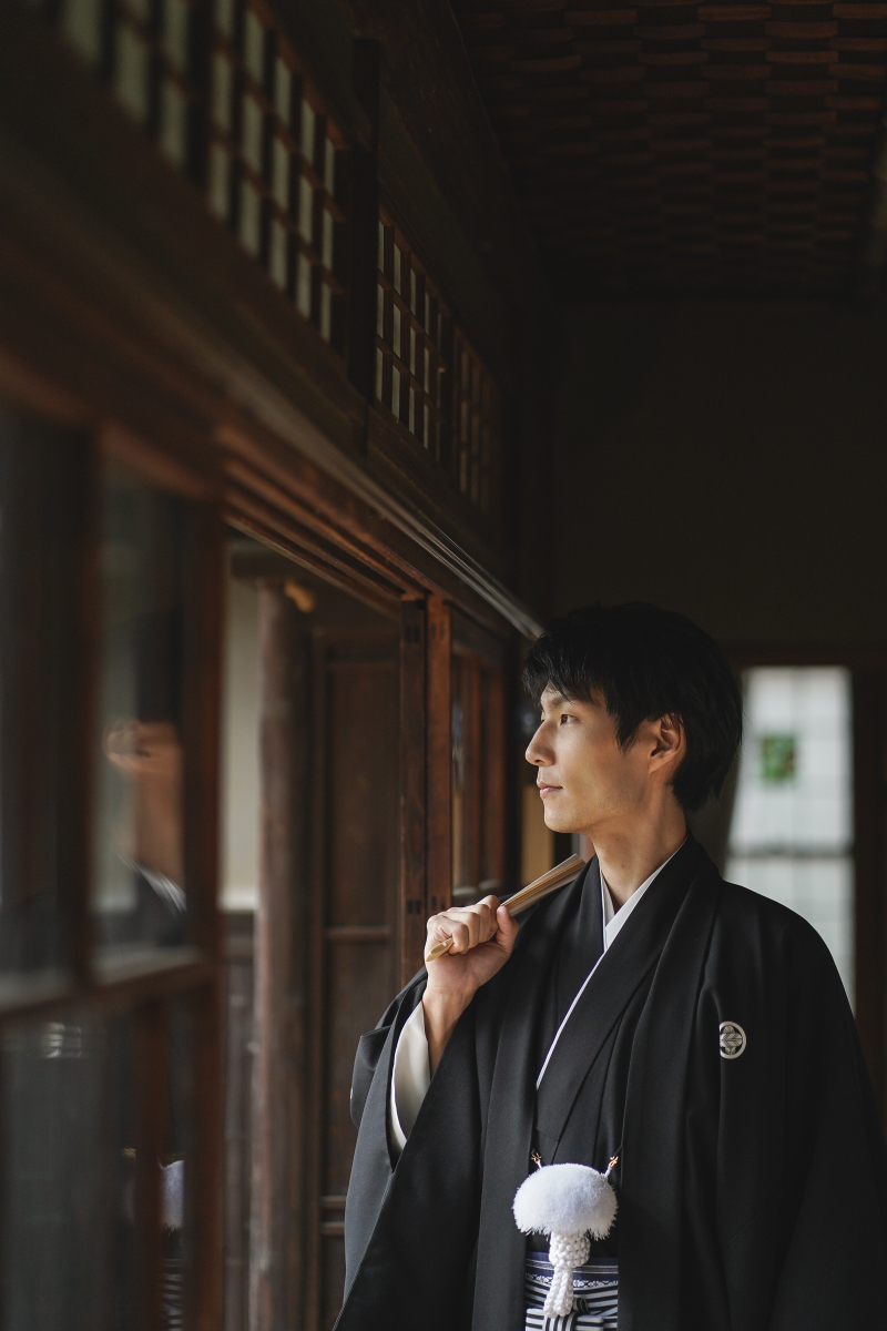 ご新郎様の撮影