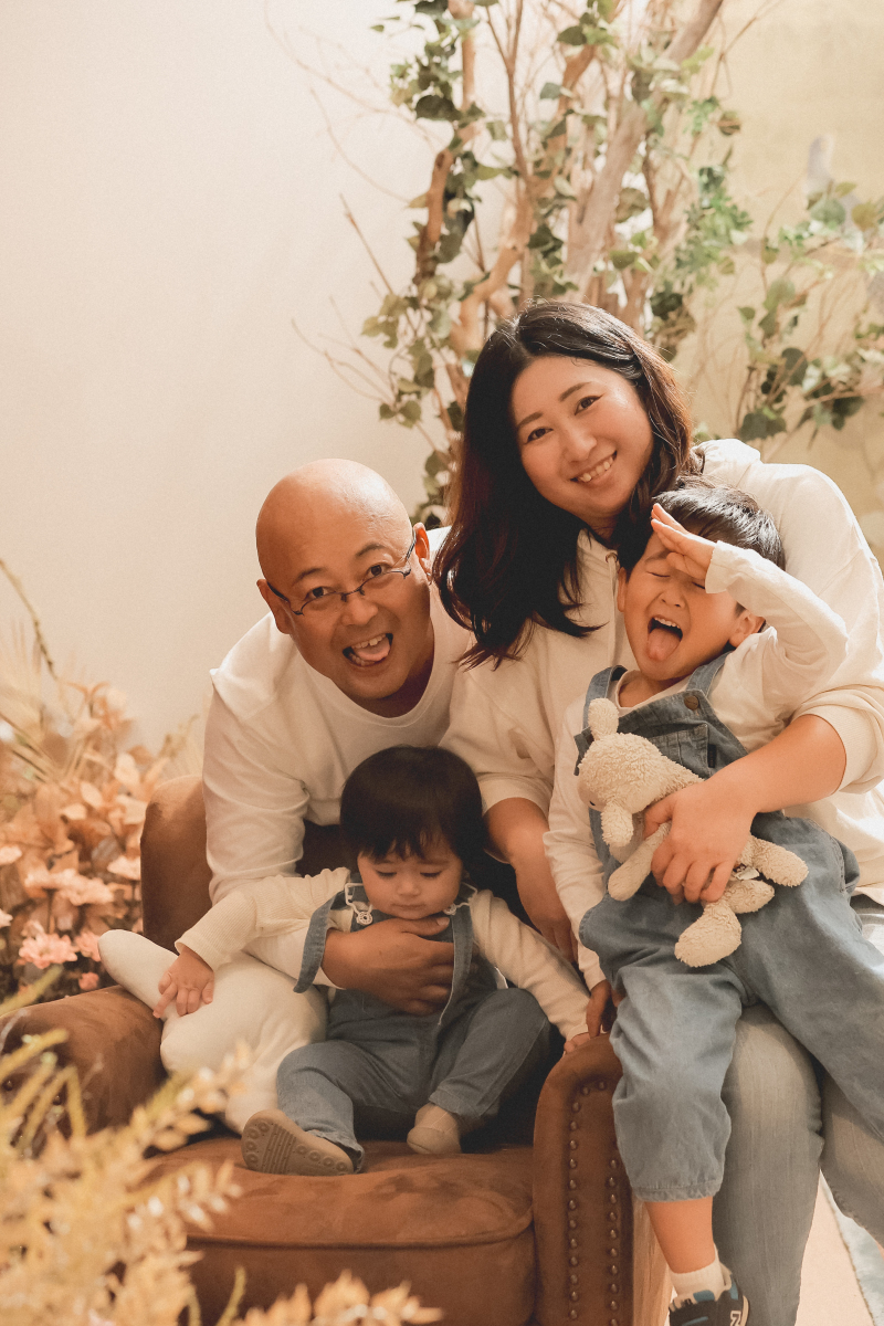 ドライフラワーと流木