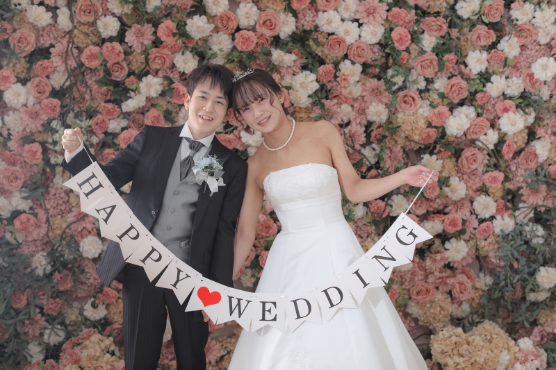 ガーランドを持ち込んで♪