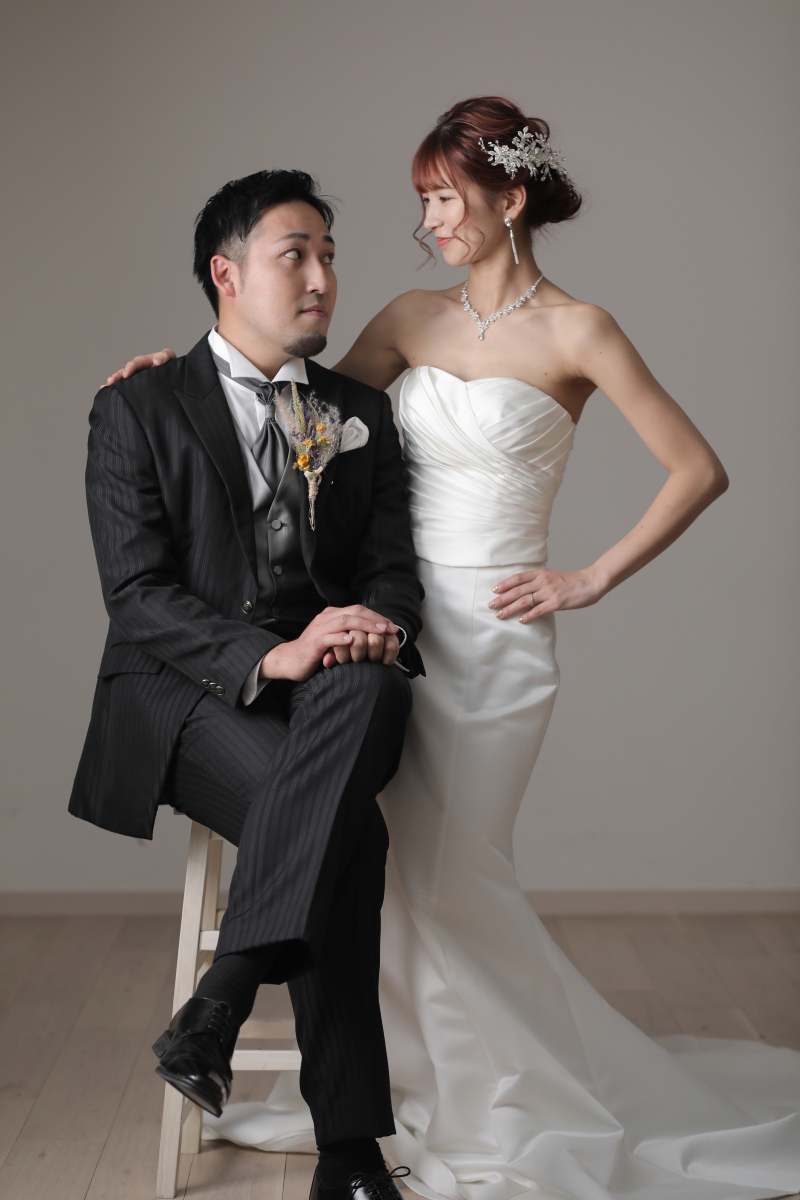 座ってのショットも可能です!