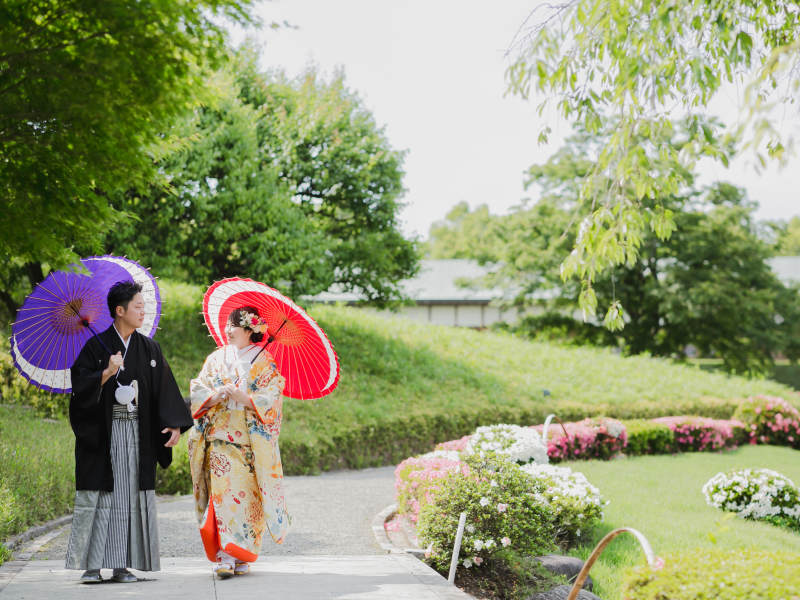 日本文化の伝統感じる回遊式池泉庭園