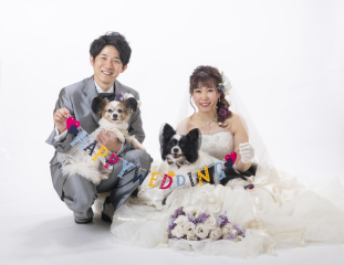大切な家族と一緒に　ペットフォト