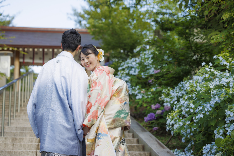 紫陽花もとってもキレイに