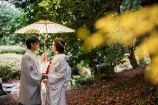 WEDDING SCENE WARAKU_和装　ロケーションフォト
