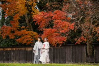 WEDDING SCENE WARAKU_紅葉　ロケーションフォト