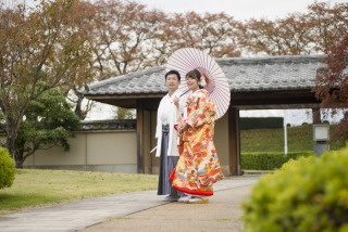 WEDDING SCENE WARAKU_紅葉　ロケーションフォト