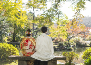 WEDDING SCENE WARAKU_紅葉　ロケーションフォト