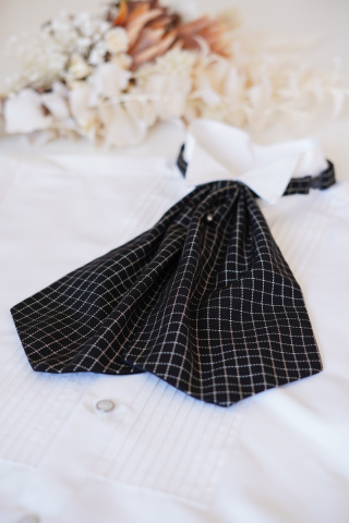 ネクタイ＊ブラックチェック