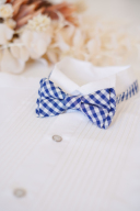 蝶ネクタイ＊ブルーチェック