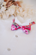 蝶ネクタイ＊ピンクアロハ