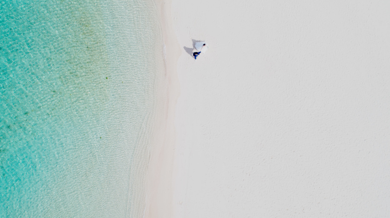 ドローンで上空から