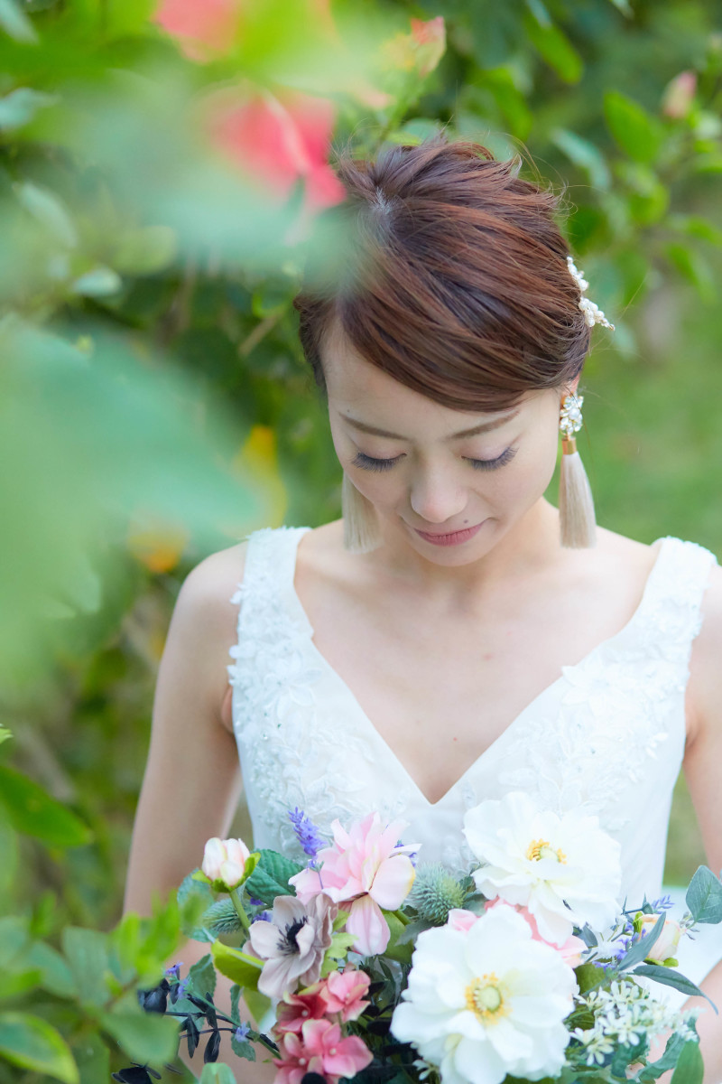 *花嫁ショット*