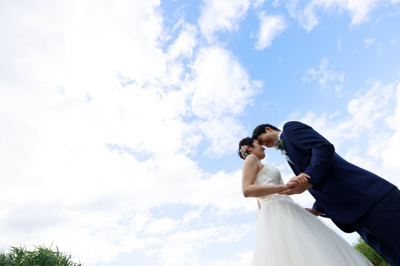 ＊青空がでてきました