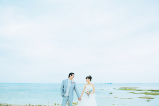 【チャペル・ビーチ撮影】ガーデンチャペル　上海　C様