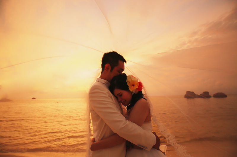 ベールを使用して