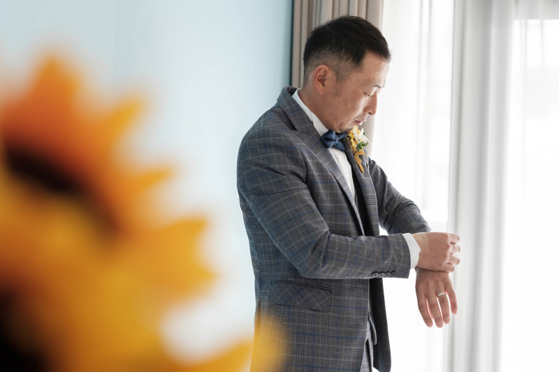 ＊新郎様ソロショット＊